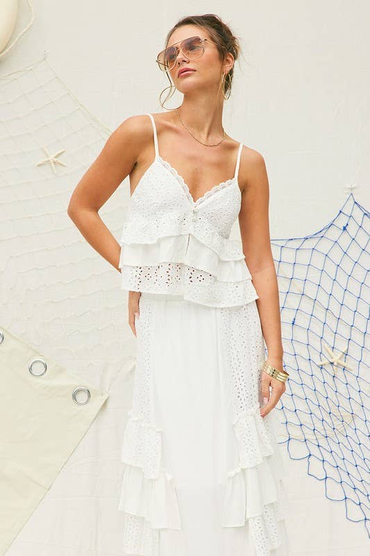 White party cami